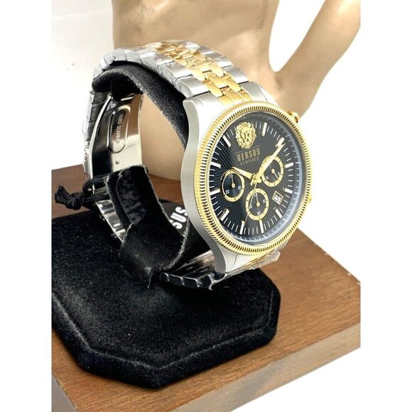 Versus by Versace Men's Watch VSP970221 Quartz Chronograph Two Tone Steel - Picture 2 of 14